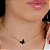 Gargantilha Choker Cartier Borboleta Preta  - Semijoia 18k - Antialérgica - Imagem 1