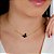 Gargantilha Choker Cartier Borboleta Preta  - Semijoia 18k - Antialérgica - Imagem 2