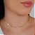 Gargantilha Choker Coração - Semijoia 18k – Antialérgica - Imagem 2