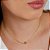 Gargantilha Choker c/ Bola - Semijoia 18k - Antialérgica - Imagem 1