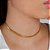 Gargantilha Choker Lacraia - Semijoia 18k - Antialérgica - Imagem 2