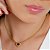 Gargantilha Choker Pipoca c/ Pingente Coração - Semijoia 18k - Antialérgica - Imagem 2