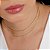 Gargantilha Choker Dupla c/ Pedras Cravejadas - Semijóias 18k - Antialérgica - Imagem 2