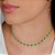 Gargantilha Choker c/ Trevos Cor Verde - Semijóias 18k - Antialérgica - Imagem 3