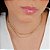 Gargantilha Choker Elo Cartier Dupla c/ Pedras Cravejadas -Semijoia 18k - Antialérgica - Imagem 3