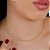 Gargantilha Choker Diamantada - Semijoia 18k - Antialérgica - Imagem 1