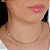 Gargantilha Choker em Corações Trabalhados - Semijoia 18k - Antialérgica - Imagem 1