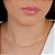 Gargantilha Choker c/ Pontos de Luz Cravejados - Semijoia 18k  - Antialérgica - Imagem 1