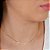 Gargantilha Choker c/ Pontos de Luz Cravejados - Semijoia 18k  - Antialérgica - Imagem 2