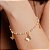 Pulseira Borboletas com Bolinhas Foscas e  Pérolas - Semijoias 18k - Antialérgico -  MP972-16170 - Imagem 1