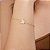 Pulseira Borboleta Branca - Semijoias 18k - MP981-09120 - Imagem 2