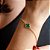 Pulseira Trevo Verde Esmeralda - Semijoias 18k - Antialérgica  - MP984-11130 - Imagem 2