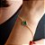 Pulseira Trevo Verde Esmeralda - Semijoias 18k - Antialérgica  - MP984-11130 - Imagem 1