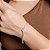 Pulseira Baguette com Trevo Cravejado - Semijoias 18k - MP985-23280 - Imagem 3