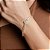 Pulseira Baguette com Trevo Cravejado - Semijoias 18k - MP985-23280 - Imagem 2