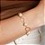Pulseira Elos e Pérolas - Semijoias 18k - MP992-20200 - Imagem 1