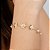 Pulseira Infantil Florzinha com Pérola - Semijoia 18k - MP996-11130 - Imagem 1