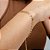 Pulseira Minis Corações Diamantados -  Semijoias 18k - P06-13170 - Imagem 1