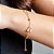 Pulseira Elos c/ Pérolas -  Semijoias 18k - P28-15150 - Imagem 1