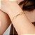 Pulseira Elos Geométricos - Semijoias 18k - P36-15150 - Imagem 2