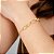 Pulseira Elos Geométricos - Semijoias 18k - P36-15150 - Imagem 1