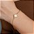 Pulseira Trevo Branco - Semijoias 18k - P53-11130 - Imagem 1