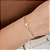 Pulseira Dupla c/ Crucifixo - Semijoias 18k - P54-12160 - Imagem 1