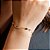 Pulseira Feminina com Plaquinhas - Semijoias 18k - P56-10140 - Imagem 1