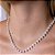 Gargantilha Choker Luxo Com Corações Cravejados - Prata 925 - MG778-2921752 - Imagem 1