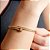 Bracelete Prego Cravejado Luxo - Semijoias 18k - P63-39390 - Imagem 3