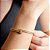 Bracelete Prego Cravejado Luxo - Semijoias 18k - P63-39390 - Imagem 1