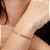 Pulseira Trabalhada Estruturada - Semijoias 18k - P65-19210 - Imagem 2