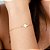 Pulseira Trevo dourado - Semijoias 18k -  P67-0690 - Imagem 1