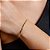 Pulseira Laminada Frizada 4mm - Semijoias 18k - P83-12140 - Imagem 2
