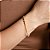 Pulseira Laminada Frizada  6mm - Semijoias 18k - P85-24240 - Imagem 2