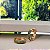 Argola Cravejada Verde - Semijoia 18k - B346-10136 - Imagem 1