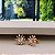 Brinco Flor Com Zircônia - Semijoia 18k - B385-11120 - Imagem 1