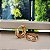 Argola Quadrada Cravejada -Semijoia 18k - B386-14170 - Imagem 1
