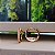 Argola Cravejada - 14mm - Semijoias 18k -B494-08130 - Imagem 1