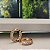 Argola Cravejada - 14mm - Semijoia 18k - B525-12140 - Imagem 1