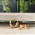 Argola Lisa -14mm- Semijoia 18k -B536-07120 - Imagem 2
