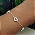 Pulseira Corações Com Zircônias - Prata 925 - P143-35210 - Imagem 2
