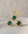 Conjunto Vazado Com Zircônias - Semijoia 18k - MCJ138-X340 - Imagem 1
