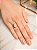 Anel N.S das Graças Com Zircônias - Semijoia 18k - MA552 - Imagem 1