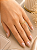 Anel Com Zircônias - Semijoia 18k - MA581 - Imagem 1