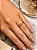 Anel Coração Com Zircônia - Semijoia 18k - MA555 - Imagem 1