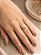 Anel Feminino Liso - Semijoia 18k - MA602 - Imagem 1