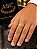 Anel ABC Infantil - Semijoia 18k - MA608 - Imagem 1
