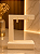 Argola Quadrada c/ Zircônias- Semijoia 18k -B689 - Imagem 1