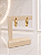 Argola Oval Vazada - Senijoia 18k - B701 - Imagem 1